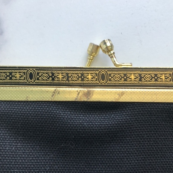 Vintage Tapestry Needlepoint Floral Clutch Handbag - Picture 10 of 10